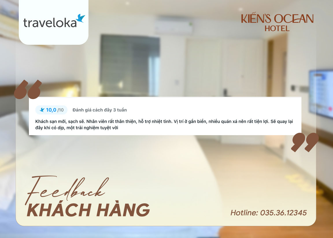 Đánh giá Khách hàng Kiến's Ocean Hotel