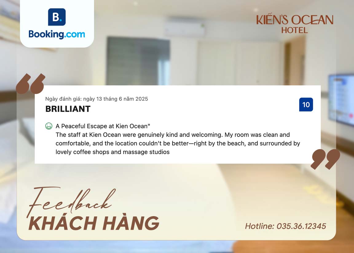 Đánh giá Khách hàng Kiến's Ocean Hotel