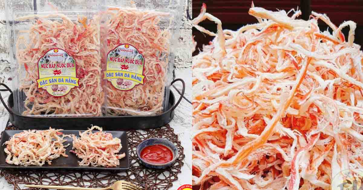 Mực hấp nước dừa Đà Nẵng