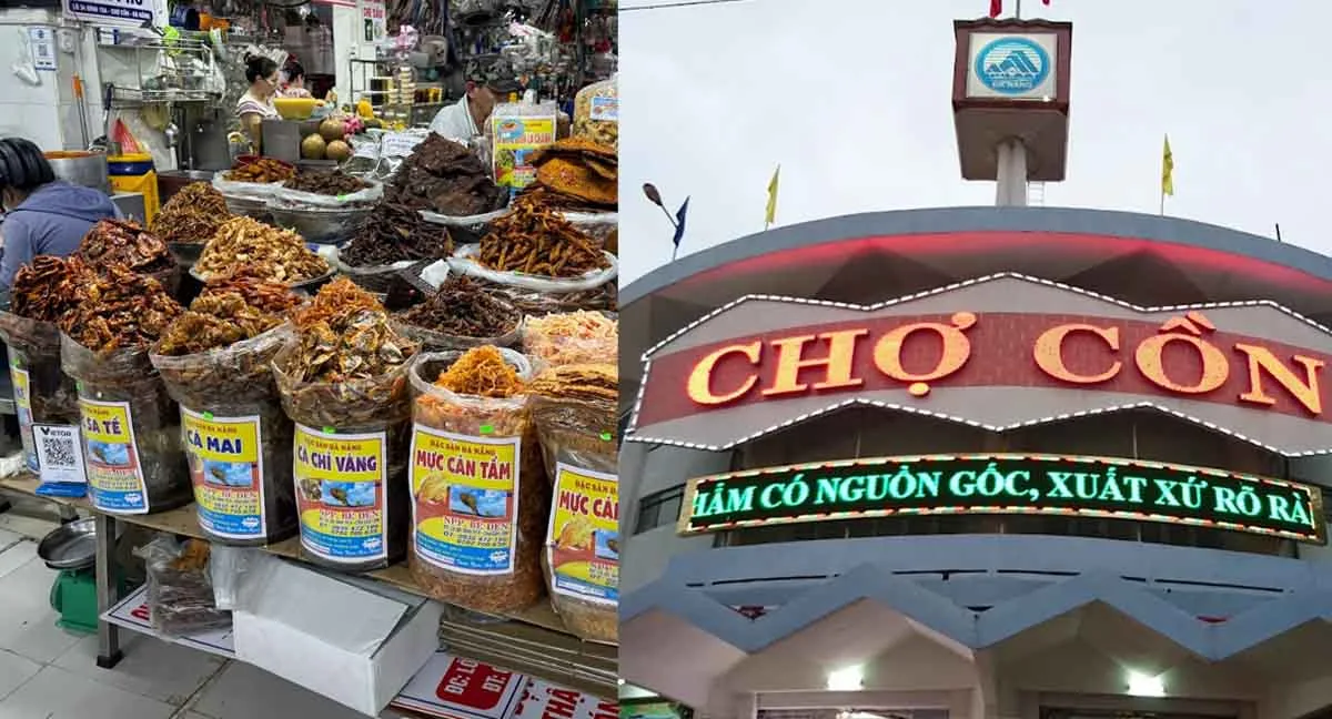 Chợ Cồn Đà Nẵng - 4 Khu chợ Đà Nẵng nổi tiếng nhất