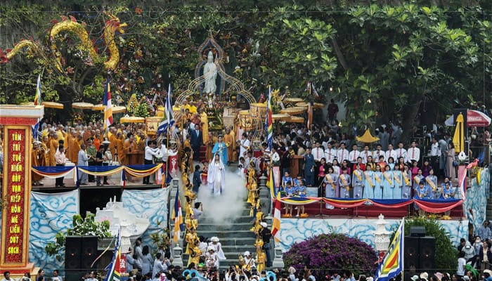 Lễ hội Quán Thế Âm diễn ra vào 19/2 âm lịch hằng năm