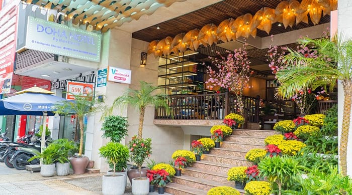 Khách sạn 3 sao Đà Nẵng gần sân bay Doha Central Bliss Danang Hotel